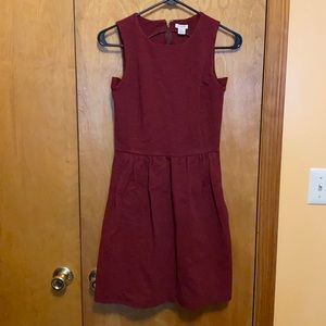 J.Crew Factory XS Burgundy Dress